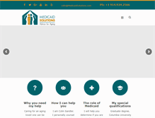 Tablet Screenshot of medicaidsolutions.com